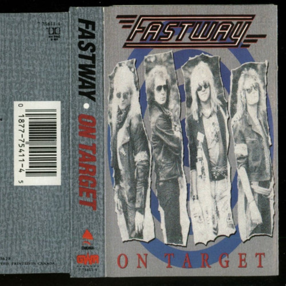 Fastway ‎– On Target --Audio Cassette Tape